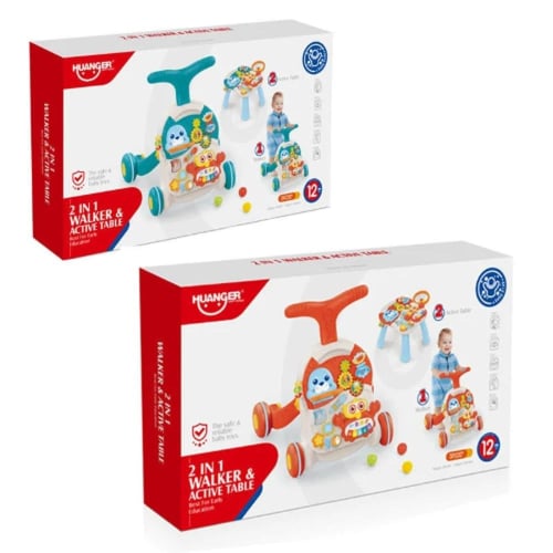 مشاية تعليمية للأطفال متعددة الوظائف 2 في 1