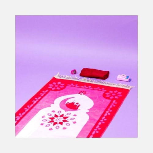 سندس لعبة سجادة صلاة للأطفال “صلاتي حياتي” مع حجاب...