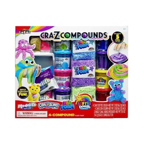 كري زي آرت - مجموعة لعبة مركب سلايم حجم وسط