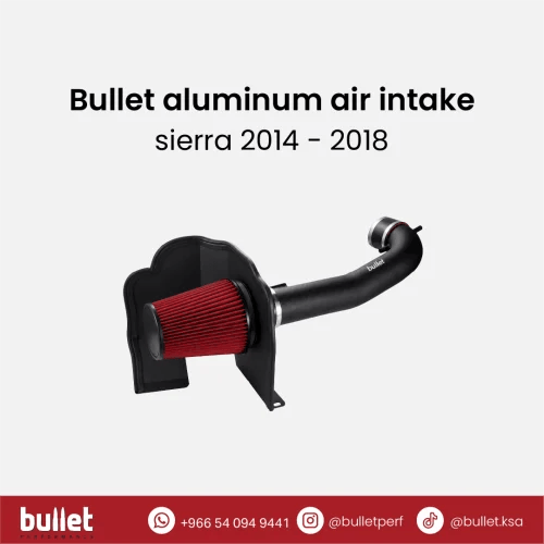 bullet aluminum air intake sierra 2014 - 2018