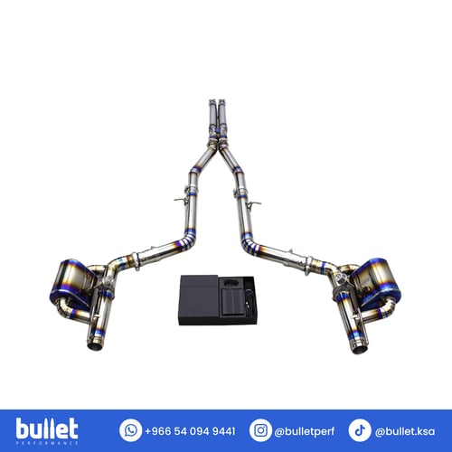 Titanium vacuum valve Catback exhaust -Dodge Chall...