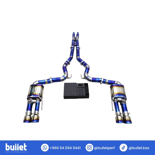 Titanium vacuum valve Catback exhaust - Mustang 5....