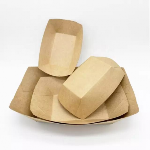 صحن ورقي مقوس (قارب) مقاس 3