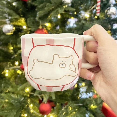 كوب بورسلین بشكل دب