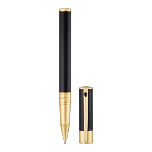 S.t. Dupont Pen black and gold rollerball