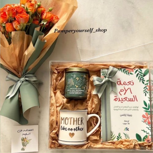 هديه للأم الوالده مكونه من بوكس اكريلك داخله كتاب...