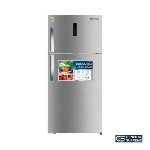 ثلاجة جنرال سوبريم بابين 18.6 قدم استيل - 102652
