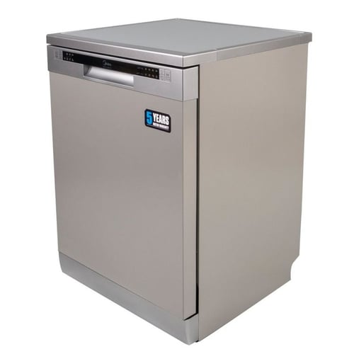 غسالة صحون ميديا – 12 مكان – 7 برامج – فضي موديل -...