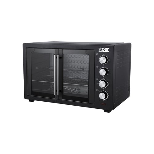 فرن اكسبير 80 لتر 2800 واط مروحة باب مزدوج اسود -...