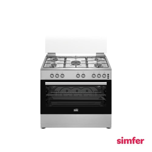 فرن سمفر فري ستاند 60*90 استيل 5 عيون - 102372