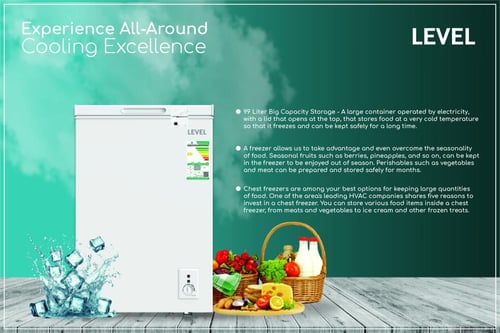 فريزر ليفيل افقي 3.5 قدم - 103367