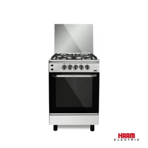 100548 - فرن هام 4 عيون غاز 55*55 استيل أمان كامل...