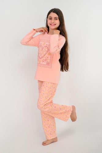 بجامة قلب الزهور