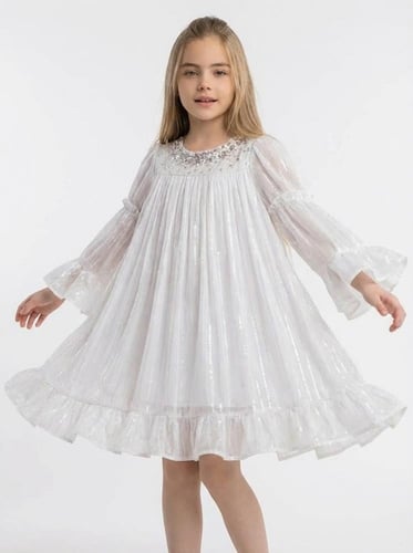 فستان إيلين اللؤلؤي