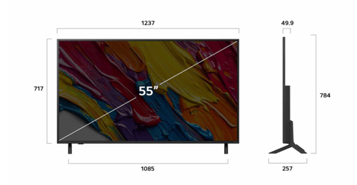 55QNED82A6A تلفزيون ال جي LG QNED AI QNED82 4K Sma...