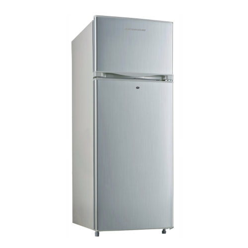 ثلاجة بابين جستنج هاوس لون سيلفر 204 لتر - 7.2 قدم...