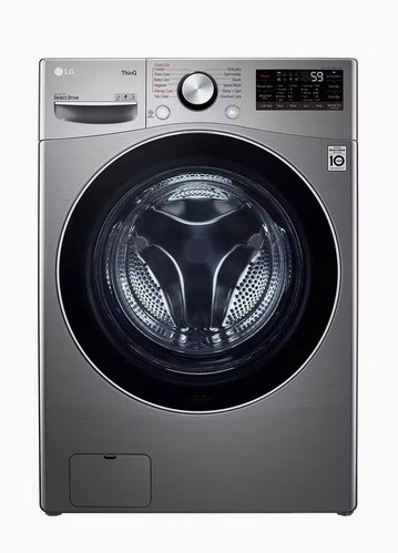غسالة LG اتوماتيك امامية 13 ك سلفر تنشيف 75% WF131...