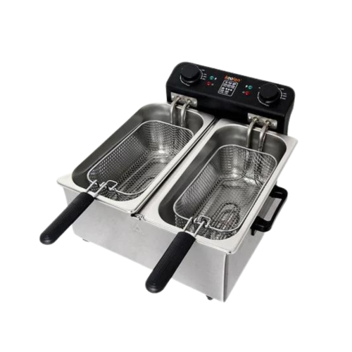 قلاية زيت Koolen عميقة بحوضين 6 لتر 2800 واط موديل...