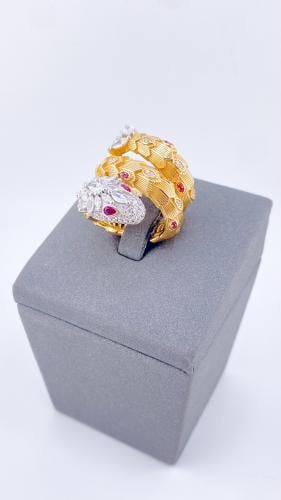 خاتم فضة بولغاري