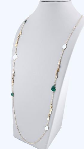 عقد ذهب عيار 18