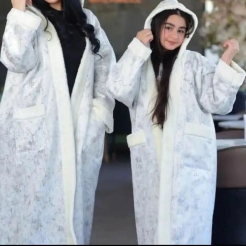 فروة شتوية فاخرة بتطريز أنيق - فرو داخلي ناعم وداف...