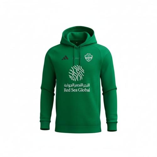 بلوفر شتوي نادي الاهلي السعودي الأخضر الجديد 2026