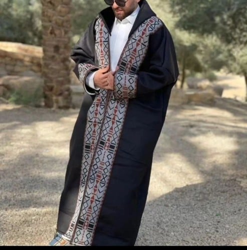 فروة شتوية ملكية رجالية فاخرة بتصميم أنيق