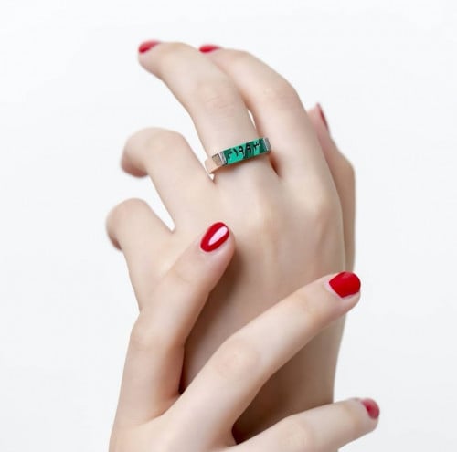 خاتم تاريخ هدية تذكارية للعمر