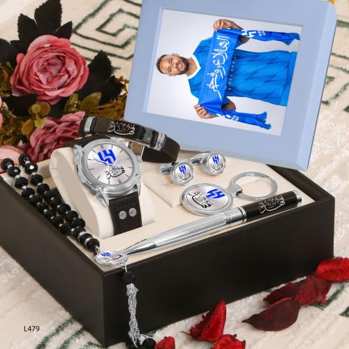 طقم رجالي فاخر بتصميم نادي الهلال