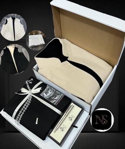 بوكس ملكي متكامل رجالي شتوي: سديري جوخ دبل فيس و ق...