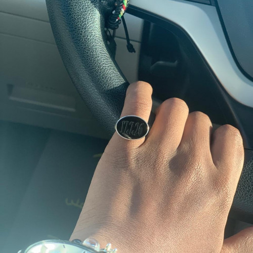 خاتم ملكي مخصص مصنوع من الفضه الخالص عيار 925