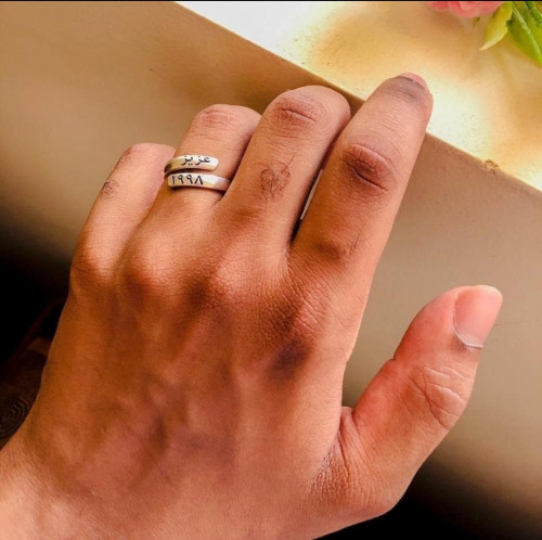 خاتم اسم مع تاريخ الميلاد او ذكرا الزواج خاتم من ا...