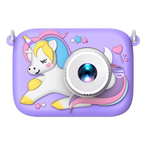 كاميرا بعدسات مزدوجة للأطفال ، بكاميرا سيلفي للأول...