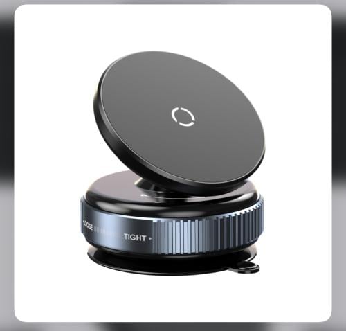 حامل جوال للسيارة بتقنية شفط الهواء للزجاج