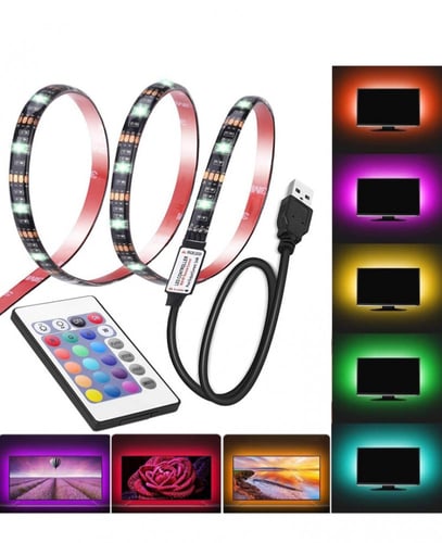 شريط الاضاءه Led يعمل usp