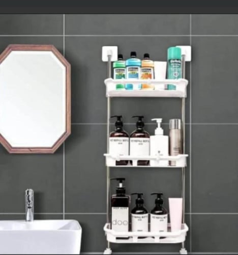 رف حمام متعدد الاستخدام