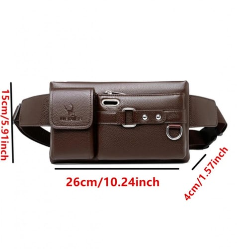 حقيبة كتف جلد ضد الماء