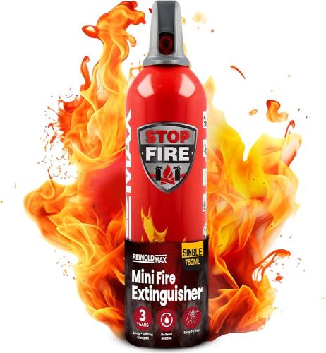 بخاخ سهل الاستخدام يكأفح جميع أنواع الحرائق طفاية...