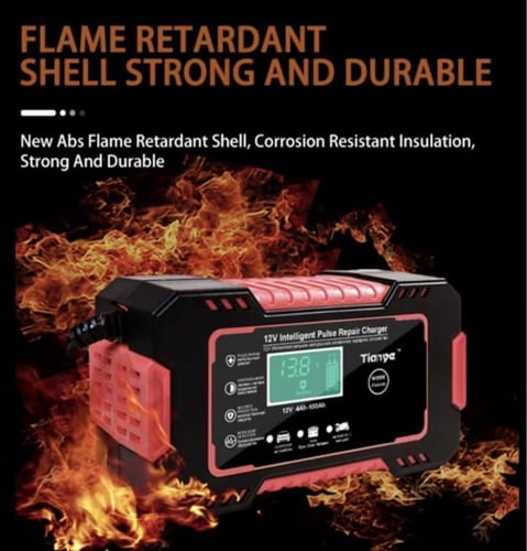 شاحن بطارية سيارة 12v فولت 6A امبير, لأصلاح نبض ال...