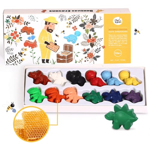 جار ميلو | ألوان شمعية من شمع النحل الطبيعي بأشكال...