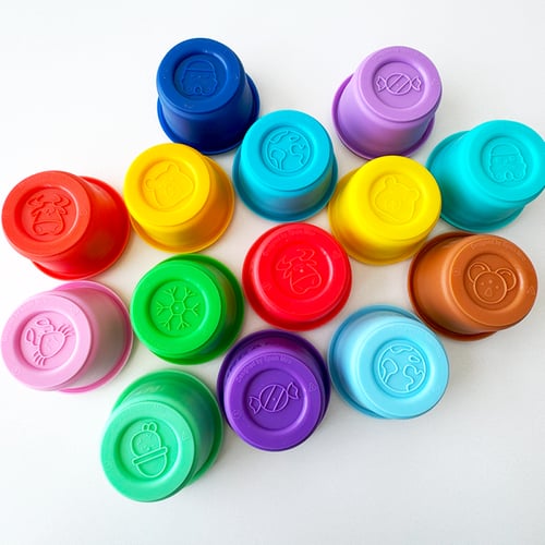 جار ميلو | 4 صلصال حسي طبيعي لعمر + 18 شهر