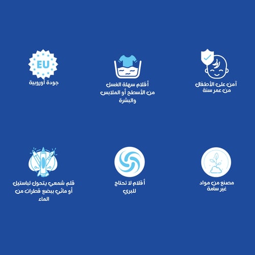 جار ميلو | أقلام تلوين من الجلسرين للرسم اليدوي وع...