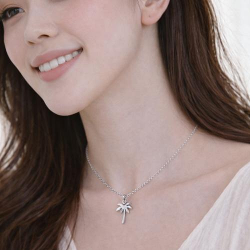 عقد النخلة الفضي ضد الصدأ