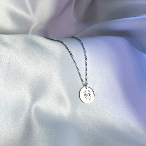سلسال العين الدائري | Round eye necklace