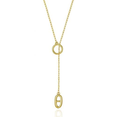 كولكشن أورا | عقد أورا متدلي أنيق ذهبي ضد الصدأ