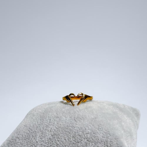 خاتم القلب باليد | Heart in hand ring