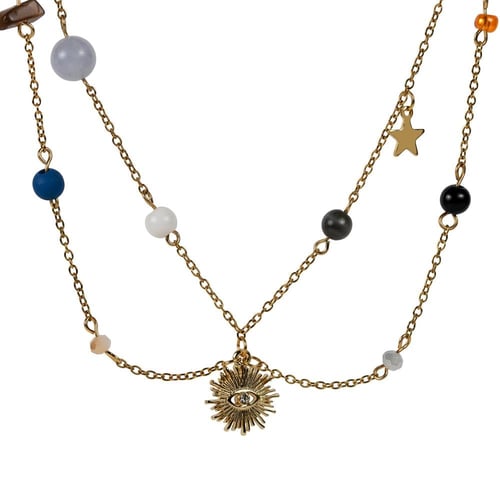 سلسال الشمس والكواكب | Sun and Planets necklace