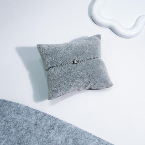 اسوارة فضية مع نجمة صغيره بالنصف | Stainless steel...