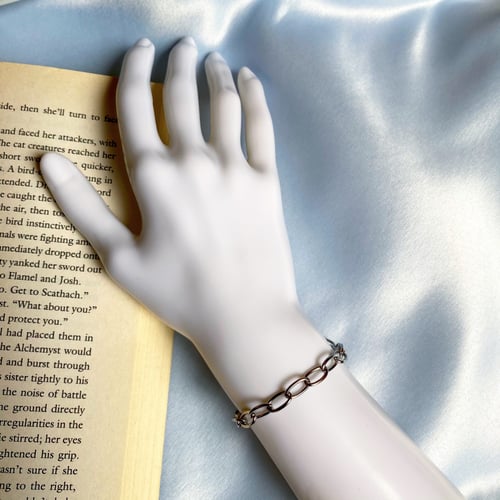 اسوارة فضية ضد الصدأ يومية ناعمة | Everyday bracel...