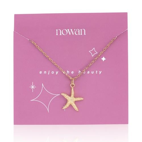 عقد نجمة البحر الذهبي